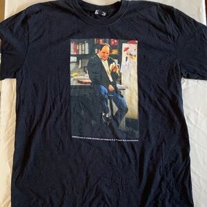 Dumbgood Seinfeld George Costanza black t-shirt